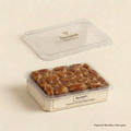 Awoam Khalas vacuum dates packaging concept with clear outer lid and fitted compressed date block